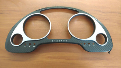 LAMBORGHINI GALLARDO CARBON FIBER INSTRUMENT CLUSTER TRIM BEZEL OEM 400857053F