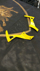 LAMBORGHINI MURCIELAGO LP640 E GEAR SHIFT PADDLES SHIFTER YELLOW OEM 410951527