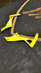 LAMBORGHINI MURCIELAGO LP640 E GEAR SHIFT PADDLES SHIFTER YELLOW OEM 410951527