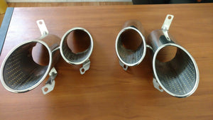 LAMBORGHINI HURACAN EXHAUST MUFFLER TIPS OEM 4T0253698E 4T0253697E