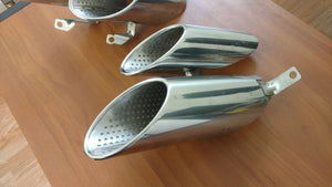 LAMBORGHINI HURACAN EXHAUST MUFFLER TIPS OEM 4T0253698E 4T0253697E