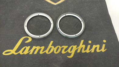 LAMBORGHINI MURCIELAGO LP640 LEFT AND RIGHT SIDE SPEAKER COVER RINGS OEM