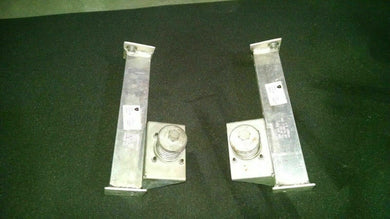 LAMBORGHINI GALLARDO LH RH UPPER REAR BUMPER REBAR BRACKET SET OEM 400813243