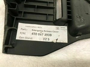 LAMBORGHINI HURACAN LP610 INTERIOR EMERGENCY RELEASE COVER OEM  4T0867393B