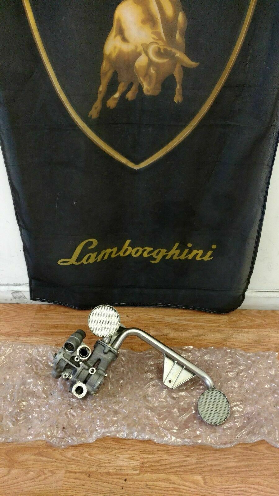 LAMBORGHINI MURCIELAGO LP640 ENGINE OIL SUCTION HOSE PIPE LINE OEM 07M115665A