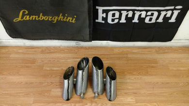 LAMBORGHINI HURACAN REAR LEFT RIGHT EXHAUST PIPE SET OEM 4T0253698E 4T0253697E