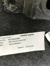 LAMBORGHINI GALLARDO SPYDER PASSENGER RIGHT SIDE SILL COVER OEM 401854888E