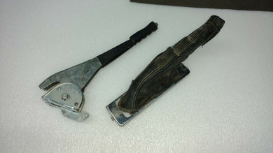 LAMBORGHINI MURCIELAGO E BRAKE HANDLE MOUNT LEVER WITH LEATHER OEM 410711305