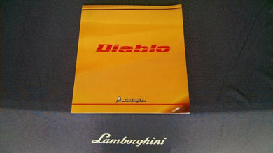 LAMBORGHINI DIABLO BROCHURE BOOK SPECIFICATIONS