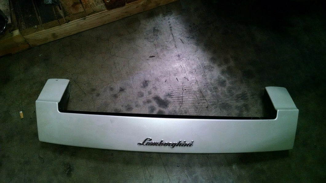 LAMBORGHINI GALLARDO REAR DECK LID END COVER WITH EMBLEM OEM 400864497