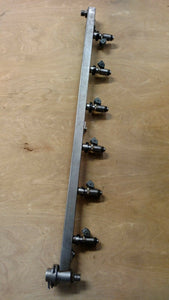 LAMBORGHINI MURCIELAGO LP640 RIGHT FUEL RAIL INJECTOR OEM 07M133681E