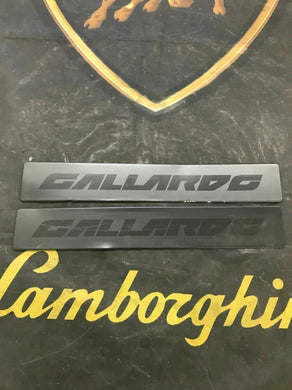 LAMBORGHINI GALLARDO DOOR SILL SCUFF PLATE SET OEM 400853373