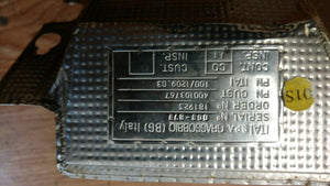 LAMBORGHINI GALLARDO LEFT SIDE EXHAUST MANIFOLD HEAT SHIELD OEM 400103767