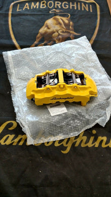 LAMBORGHINI GALLARDO LP560 LP550 LP570 FRONT LEFT BRAKE CALIPER YELLOW OEM