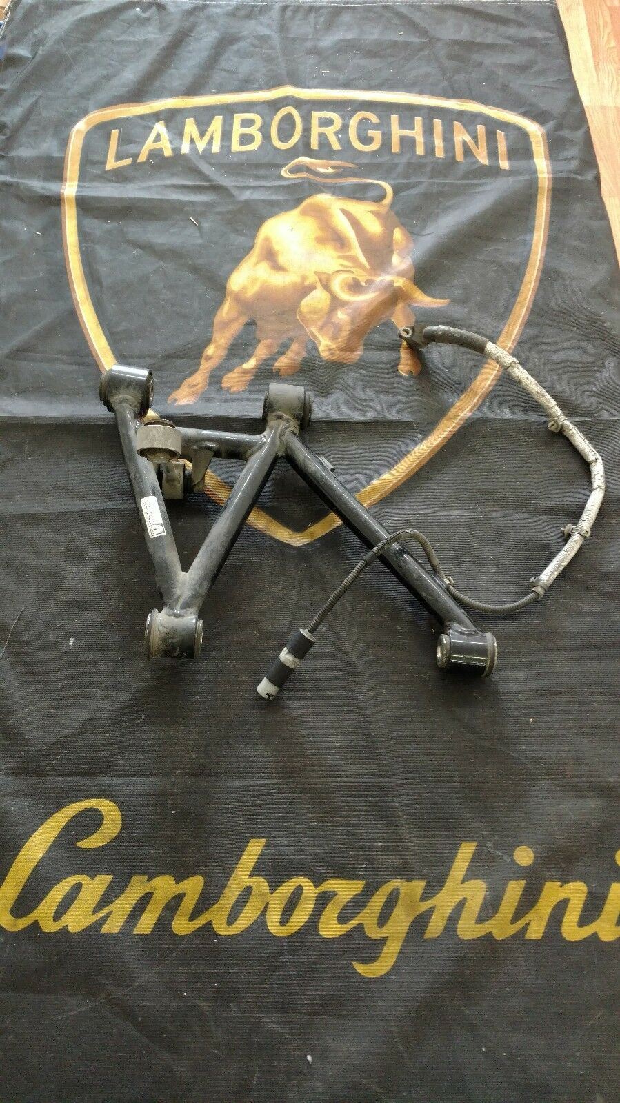 LAMBORGHINI MURCIELAGO LP640 REAR LEFT DRIVER UPPER CONTROL ARM OEM 410505361