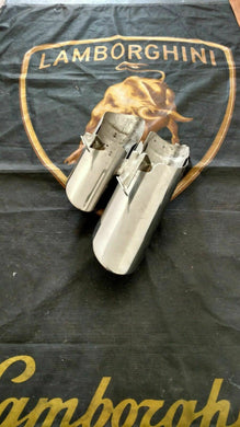 LAMBORGHINI HURACAN REAR LEFT DRIVER SIDE EXHAUST TIP PIPE CHROME OEM 4T0253697E