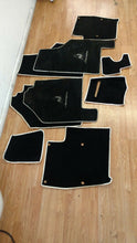 LAMBORGHINI MURCIELAGO LP640 INTERIOR FLOOR MATS WHITE CARPETS OEM BULL LOGO