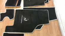LAMBORGHINI MURCIELAGO LP640 INTERIOR FLOOR MATS WHITE CARPETS OEM BULL LOGO