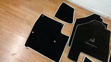 LAMBORGHINI MURCIELAGO LP640 INTERIOR FLOOR MATS WHITE CARPETS OEM BULL LOGO