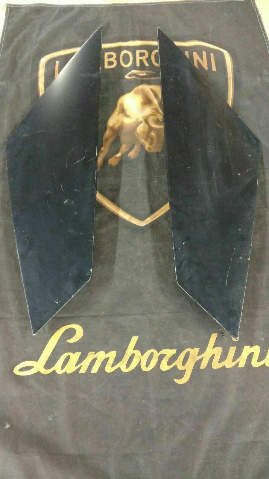 LAMBORGHINI AVENTADOR SIDE AIR INTAKE WING PODS SET OEM 470119263B 470119264B