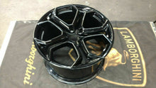 LAMBORGHINI AVENTADOR REAR IPERIONE RIM WHEEL BLACK OEM 470601025A
