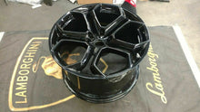 LAMBORGHINI AVENTADOR REAR IPERIONE RIM WHEEL BLACK OEM 470601025A