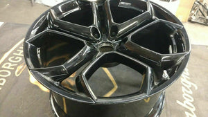 LAMBORGHINI AVENTADOR REAR IPERIONE RIM WHEEL BLACK OEM 470601025A