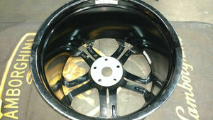 LAMBORGHINI AVENTADOR REAR IPERIONE RIM WHEEL BLACK OEM 470601025A