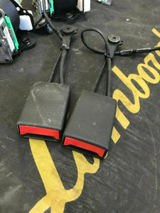 ASTON MARTIN RAPIDE SEAT BELT BUCKLE 4 PIECE SET OEM AD43613K22AC AD43-613K22AD