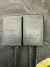 ASTON MARTIN RAPIDE SEAT BELT BUCKLE 4 PIECE SET OEM AD43613K22AC AD43-613K22AD
