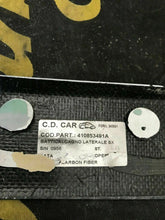LAMBORGHINI MURCIELAGO LEFT SIDE CARBON FIBER DOOR SCUFF PLATE OEM 410853491A