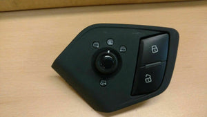 LAMBORGHINI AVENTADOR DOOR MIRROR CONTROL SWITCH PANEL OEM 470959565A 471837239
