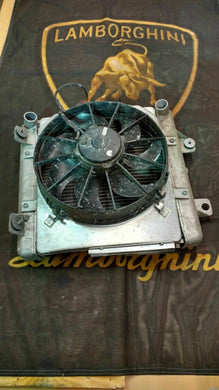 LAMBORGHINI GALLARDO DRIVER LEFT SIDE WATER RADIATOR COOLER OEM 400121253A FAN