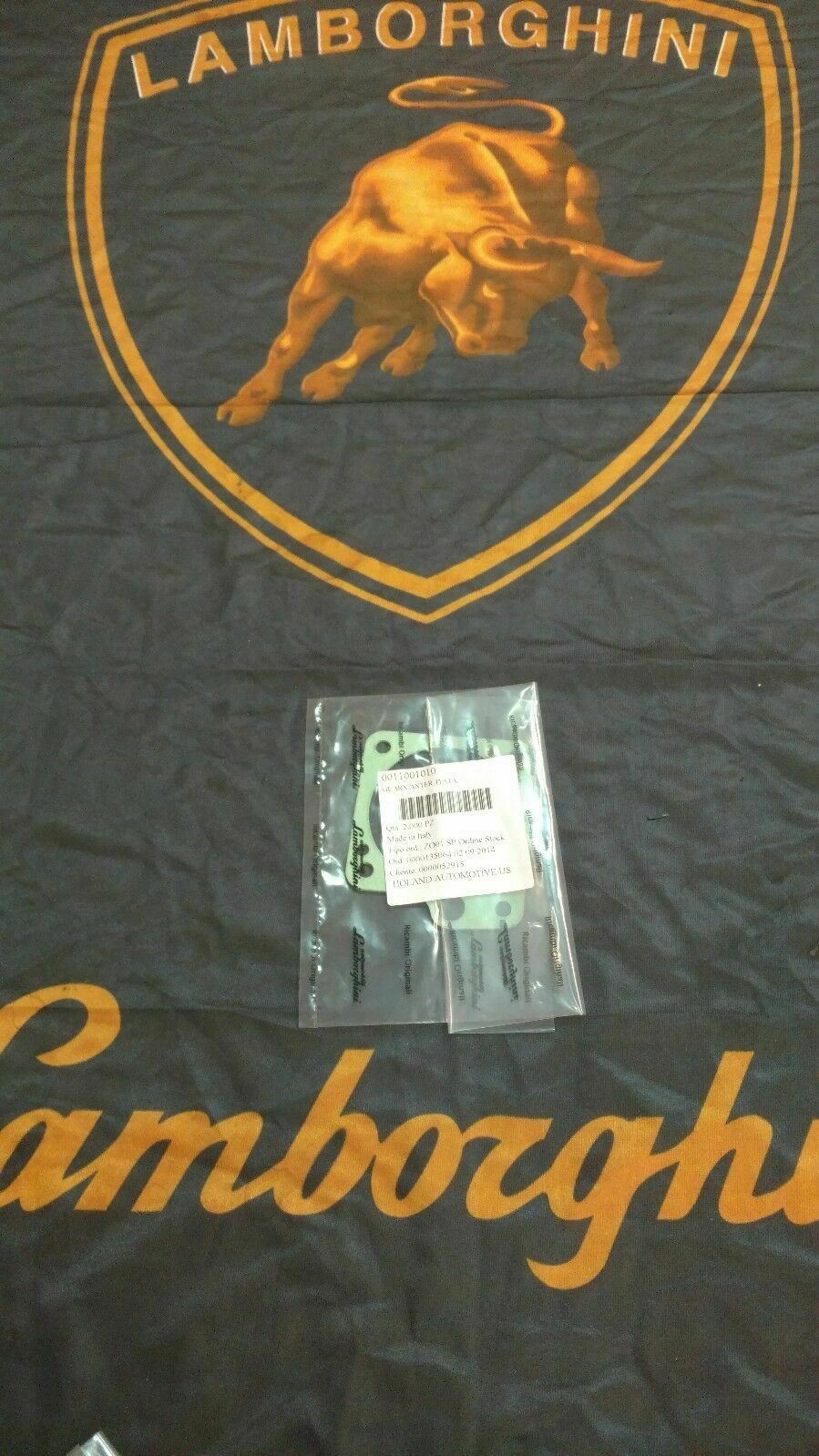 LAMBORGHINI DIABLO ROADSTER SV FRONT HEAD GASKET OEM 0011001010