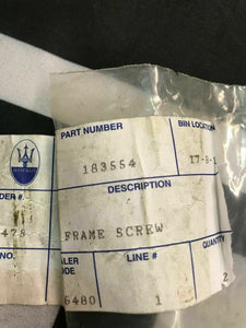 FERRARI 360 430 CHALLENGE COMPLETE FRAME SCREW OEM NEW 183554