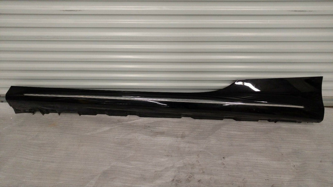MERCEDES S63 S65 DRIVER LEFT SIDE ROCKER PANEL SKIRT COMPLETE OEM 2176980900