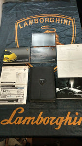 2013 LAMBORGHINI GALLARDO LP560 COUPE COMPLETE OWNERS MANUAL WITH BRIEFCASE OEM