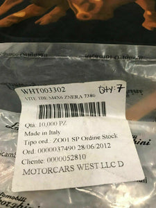LAMBORGHINI MURCIELAGO LP640 WINDSHIELD WIPER SCREW OEM WHT003302