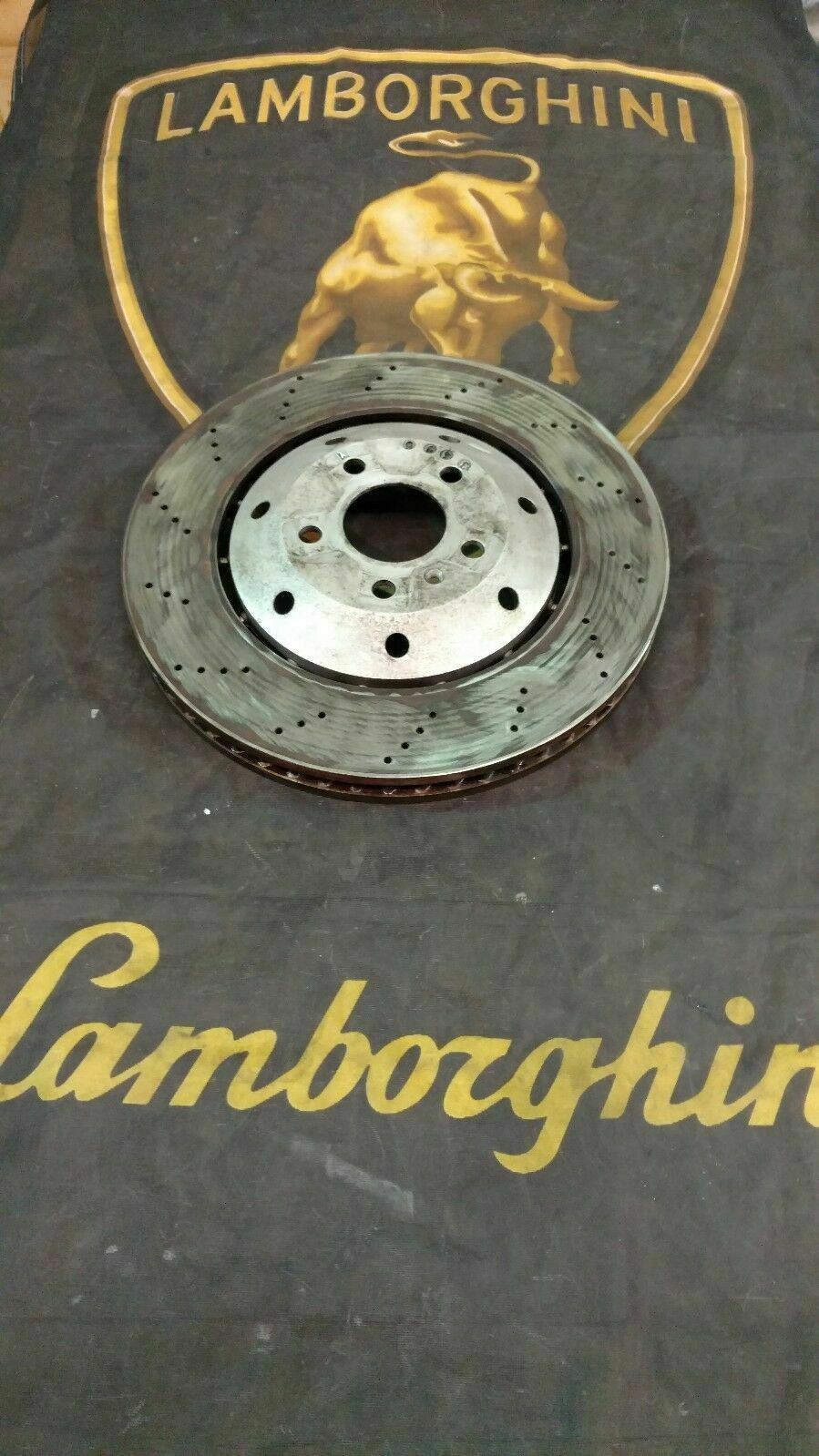 LAMBORGHINI GALLARDO FRONT LEFT DRIVER SIDE BRAKE DISC ROTOR OEM 400615301B