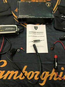 LAMBORGHINI BATTERY CAR CHARGER COMPLETE! OEM 900000312 900000382 0R1400152