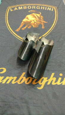 LAMBORGHINI HURACAN LP610 DRIVER LEFT LH BLACK EXHAUST PIPE TIP OEM 4T0253697B
