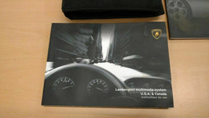 LAMBORGHINI GALLARDO SUPERLEGGERA 2008 OWNERS MANUAL SET ALCANTARA CASE OEM