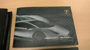LAMBORGHINI GALLARDO SUPERLEGGERA 2008 OWNERS MANUAL SET ALCANTARA CASE OEM