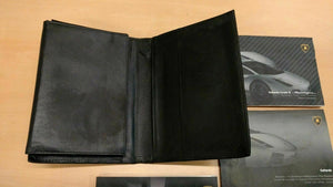 LAMBORGHINI GALLARDO SUPERLEGGERA 2008 OWNERS MANUAL SET ALCANTARA CASE OEM