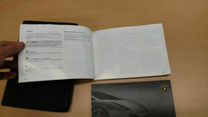LAMBORGHINI GALLARDO SUPERLEGGERA 2008 OWNERS MANUAL SET ALCANTARA CASE OEM