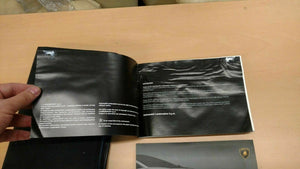 LAMBORGHINI GALLARDO SUPERLEGGERA 2008 OWNERS MANUAL SET ALCANTARA CASE OEM
