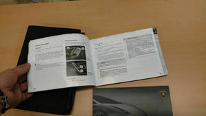 LAMBORGHINI GALLARDO SUPERLEGGERA 2008 OWNERS MANUAL SET ALCANTARA CASE OEM