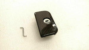 LAMBORGHINI GALLARDO LP560 LP570 CARBON FIBER GLOVE BOX HANDLE OEM 401858414