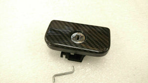 LAMBORGHINI GALLARDO LP560 LP570 CARBON FIBER GLOVE BOX HANDLE OEM 401858414
