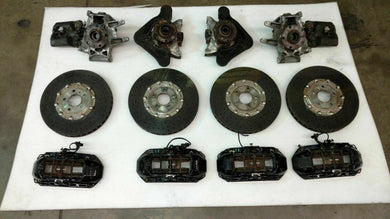 LAMBORGHINI GALLARDO CARBON CERAMIC BRAKE DISC HUB CALIPER UPGRADE SET OEM 04-08